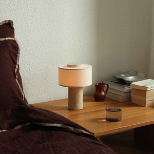 Lampe de table en marbre de luxe créative à commande tactile, moderne, rechargeable, sans fil, pour la décoration de la maison, bar, café - Product Image 3