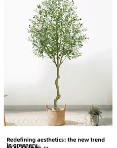 Arbre d'olivier artificiel 2026 <span class=keywords><strong>en</strong></span> <span class=keywords><strong>pot</strong></span>, ignifuge, résistant aux UV, <span class=keywords><strong>en</strong></span> plastique durable, toucher naturel, pour usage extérieur et intérieur, 180-240 cm - Product Image 5