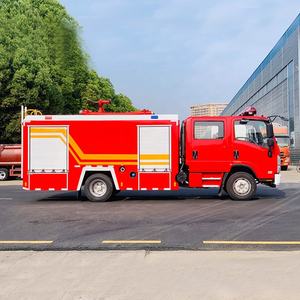 1SUZU 작은 3.5 톤 소방 트럭 원격 제어 소방 고압 물 대포와 구조 트럭 - Product Image 6