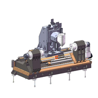 Usinage de fraisage simultané à 5 axes à double broche de tournage puissante pour perceuse à huile Machine CNC à 7 axes