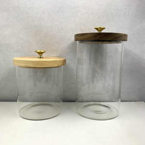 glass storage jar