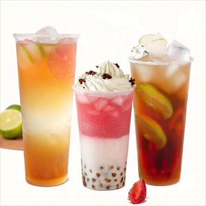 Gobelets en plastique PP jetables transparents et givrés, écologiques, pour les plats froids et chauds à emporter, les fêtes et les restaurants - Product Image 3