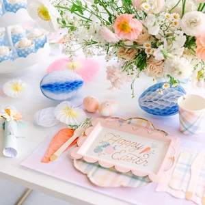 ชุดจานกระดาษแบบใช้แล้วทิ้งชุดเครื่องใช้บนโต๊ะอาหารสำหรับงานเลี้ยงอีสเตอร์ตามสั่ง - Product Image 4