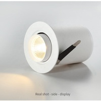 Projecteur LED télescopique rotatif à 355 degrés Flexible réglable Cob Led Spot encastré en aluminium pour plafonnier