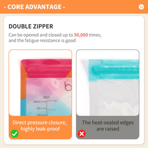 <strong>Uni</strong>-Pak 180ml Resealable Refill Squeeze Baby Food Liquid Packaging Spout Pouches Ready Ship Plastic <strong>Bags</strong> <strong>for</strong> Fruit Juice Water - Product Image 5