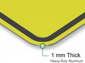 Segnale di attraversamento per cavalli - Simbolo autentico di attraversamento equino - Pellicola riflettente prismatica ad alta intensità - Segnale di avvertimento appariscente - Product Image 3