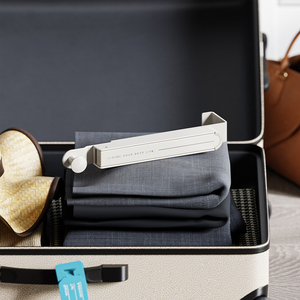 SANIPRO Stendibiancheria Pieghevole <span class=keywords><strong>Portatile</strong></span> da Viaggio con Ganci per Appendere Sopra la Porta, Stendino Resistente per Cappotti e Vestiti - Product Image 5