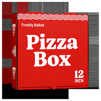 Boîte à pizza TongKun personnalisable, aseptique, biodégradable, écologique, recyclable, avec gaufrage UV, pelliculage mat et dorure pour snacks