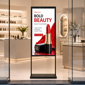 Écran publicitaire LCD sur <span class=keywords><strong>pied</strong></span> à haute luminosité pour vitrine numérique et affichage en magasin, idéal pour les commerces de détail et les centres commerciaux - Product Image 6