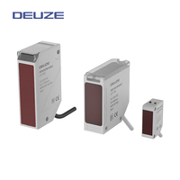 DEUZE PDH30CM20P3 IP67 Sensor Fotoelektrik Optik Jarak Deteksi 20-200mm 10~30V DC PNP NO/NC dengan Lampu Merah Tipe Proximity