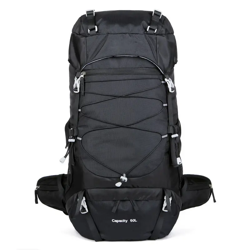 2023 New 50L Atacado Leve Impermeável Outdoor MultiFunction Camping Mochila Viajar Caminhadas Mochilas Camping Bag