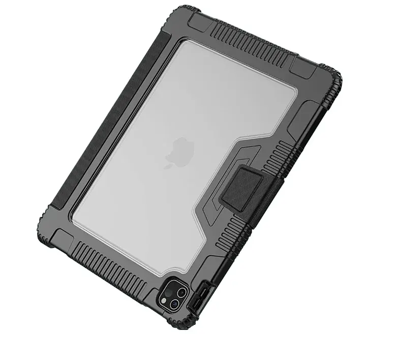 Casing TPU semi-transparan, sarung pelindung Premium Ultra keras untuk iPad 11 inci 12.9 inci opsional
