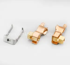 I contatti elettrici di precisione a due fori e i componenti dei materiali di contatto cambiano la striscia di alimentazione della presa di estensione della parte in metallo - Product Image 1
