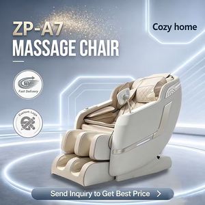 Luxury 4D Shiatsu <b>Chair</b> <b>Zero</b> <b>Gravity</b> Hot Compress PU Leather Wireless Remote Control Professional ZP-128B <b>Zero</b> <b>Gravity</b> - Product Image 5