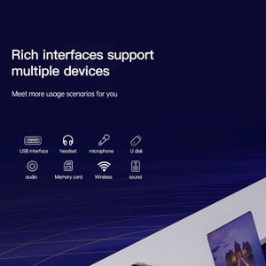 Home Business Office Tragbarer Teleskop-Klein-Smart-Projektor Integrierter Outdoor-Camping-Picknick-Hebepfannen-Neigung projektor - Product Image 4