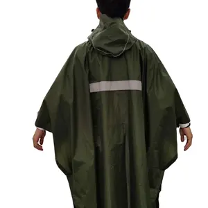 Utilisation sur les jours pluvieux imperméable à la mode Poncho de vêtements de pluie pour l'extérieur imperméable nouveau style Ecumbrellaly adulte PVC voyage