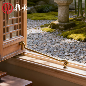 ตะขอหน้าต่างทองเหลือง Ding Cheng รุ่น 1403 ป้องกันลม สำหรับประตูและหน้าต่าง - Product Image 1