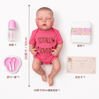 Muñeca Bebé Reborn de 18 Pulgadas (45 cm), Muñeca Recién Nacida Realista, Muñeca Coleccionable Pintada a Mano para Niños
