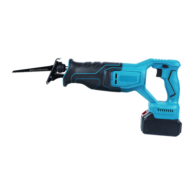 Portable Cordless Li-ion Reciprocating Saw Industrial & DIY Power Tool for Wood Cutting Battery Source