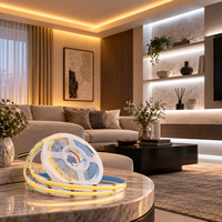 Bande LED COB 24V, blanc réglable 2300-5800K, éclairage circadien centré sur l'humain, IP33, intérieur, dimmable