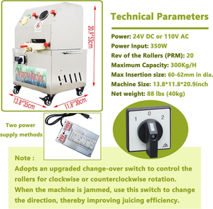 เครื่องสกัดน้ำอ้อย สแตนเลส สตีล แบบไฟฟ้า ใช้งานง่าย - Product Image 2