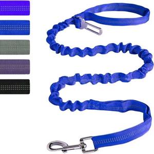 Gran oferta, Correa táctica reflectante para perros con dos asas de nailon resistente para mascotas, fácil control y entrenamiento - Product Image 4