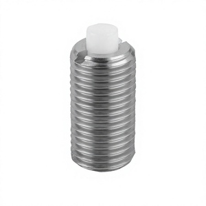 K1381 Plongeur à ressort standard, force de ressort D=M08 L=22, acier inoxydable, plat, compatible : PIN POM - Product Image 2