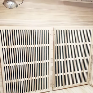Sauna infrarouge lointain au design écologique pour 2 personnes, sauna intérieur pour salle de sport et spa, faible EMF, sauna en bois massif - Product Image 6