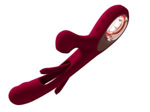 Đồ chơi tình dục rung 3 trong 1, kiểu liếm, rung, mút, tiếng ồn thấp, sạc lại được dành cho nữ - Product Image 6