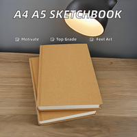 Carnet de croquis et carnet de notes en papier kraft de taille A4 A5 A6