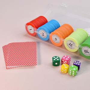 Wholesale Custom Monte Carlo Three Tone Ceramic PP Eco-Friendly Durable Aluminium Box Handmade Casino Chips 14g 40mm Poker Poker - Product Image 5