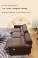 Modernes 3-Sitzer Elektrisches Relaxsofa-Set mit Elektrischer Kopfstütze Lederpolsterung Wohnzimmer-Sofa