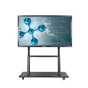 Chian Fabrikant 65 Inch E Paper Display Digital Signage Mobiele Smart Board Voor Meeting