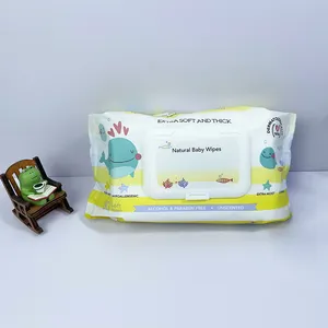 OEM ODM Unscented Custom Baby Skin Friendly Tissue Wet Paper Agent Non Woven Toilet Wipe