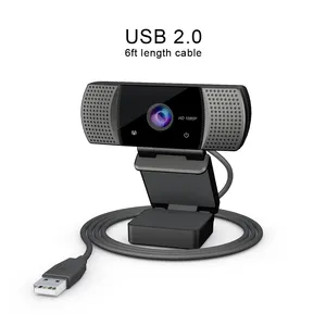 2020 جديد 1080P كامل HD كاميرا ويب مع ميكروفون USB كاميرا ويب للكمبيوتر