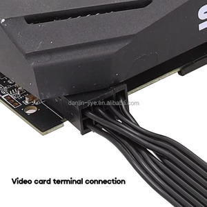 Câble modulaire pour Corsair HX1200 HX1000 <span class=keywords><strong>HX850</strong></span> HX750 GPU PCIe 8Pin 6 + 2Pin vers PCIe CPU 8Pin 18awg Câble adaptateur - Product Image 5