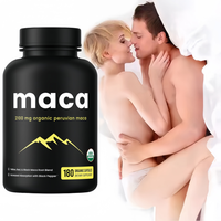 Meilleur supplément d'usine pilules de maca plus capsule pour homme fort Capsule de racine de Maca Horny Goat Weed Energie naturelle Endurance optimale