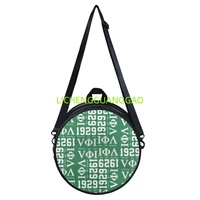 Sac Rond en PU pour Femme, Vente en Gros, Offre Spéciale, Sac de Courses Réutilisable en Tissu pour Sororité, Sac de Week-end Rond de Haute Qualité