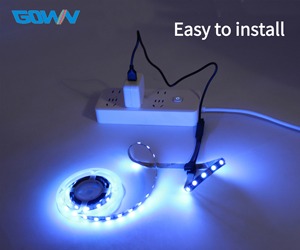 Linh hoạt USB 5V <span class=keywords><strong>RGB</strong></span> thông minh <span class=keywords><strong>LED</strong></span> Strip ánh sáng 5050 SMD IP65 đánh giá ứng dụng điều khiển cho thông minh phòng khách trang trí - Product Image 3