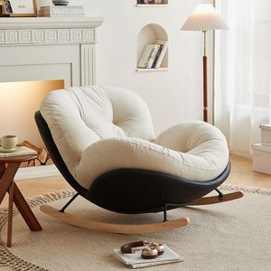 Fauteuil à bascule inclinable pour adulte Canapé pour chambre à coucher Balcon Loisirs <span class=keywords><strong>Internet</strong></span> Meubles de maison paresseux - Product Image 3