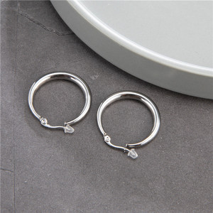 New Trendy Vintage Fashion Women Minimalist Jewelry Gold Plated Mini <strong>Plain</strong> Circle Hoop Round Earrings <strong>Ear</strong> <strong>Stud</strong> - Product Image 3