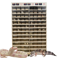 Grand rack d'élevage intelligent à 13 étages en PVC, chauffé par le bas, pour serpents, élevage de geckos, ferme d'élevage de reptiles, enclos pour reptiles