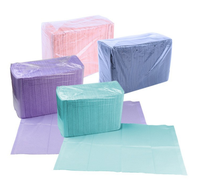 Bavoirs médicaux jetables imperméables pour salon de beauté dentaire, tapis d'art des ongles