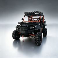 Quad hybride Nuen de haute qualité à 6 places avec toit rigide, pare-brise, moteur 3500W, vitesse de 96 km/h pour la conduite en désert et les terrains boueux