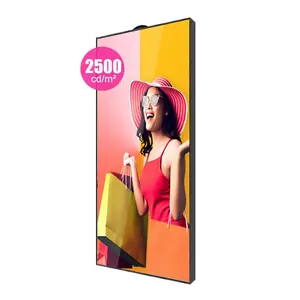 43 дюйма, высокая яркость, цифровой рекламный плеер 2000 Nit, коммерческий ЖК-дисплей