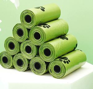 Sturdy Weight-Bearing Custom Logo Premium Eco-Friendly Material Outdoor-Easy Dog Poop Bags - Product Image 2