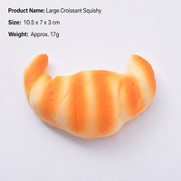 Jouet Squishy en forme de pain de simulation, à remontée lente, parfumé, anti-stress à presser, accessoire de boulangerie factice, cadeau de décompression pour enfants