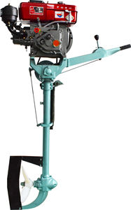 Propulsor Vertical Fuera de Borda con Motor Diésel de 4 Tiempos Refrigerado por Agua para Uso Marino en Embarcaciones de 4-6 HP, Fácil de Operar - Product Image 2