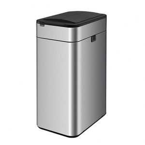 Nouvelle poubelle intelligente rectangulaire automatique en acier inoxydable 2025 de 9L, 15L, 20L, 30L, 50L, 60L (15 gallons) avec logo personnalisé - Product Image 1