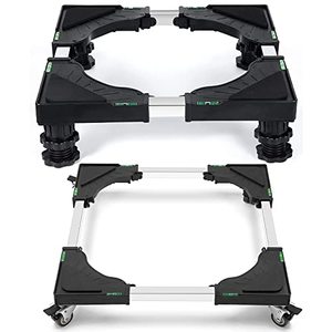Piédestal <span class=keywords><strong>à</strong></span> linge 18 pouces de <span class=keywords><strong>hauteur</strong></span>, socles pour laveuse et sécheuse avec étagère de rangement, capacité de poids de 700lb Supports pour <span class=keywords><strong>machine</strong></span> <span class=keywords><strong>à</strong></span> <span class=keywords><strong>laver</strong></span> - Product Image 4